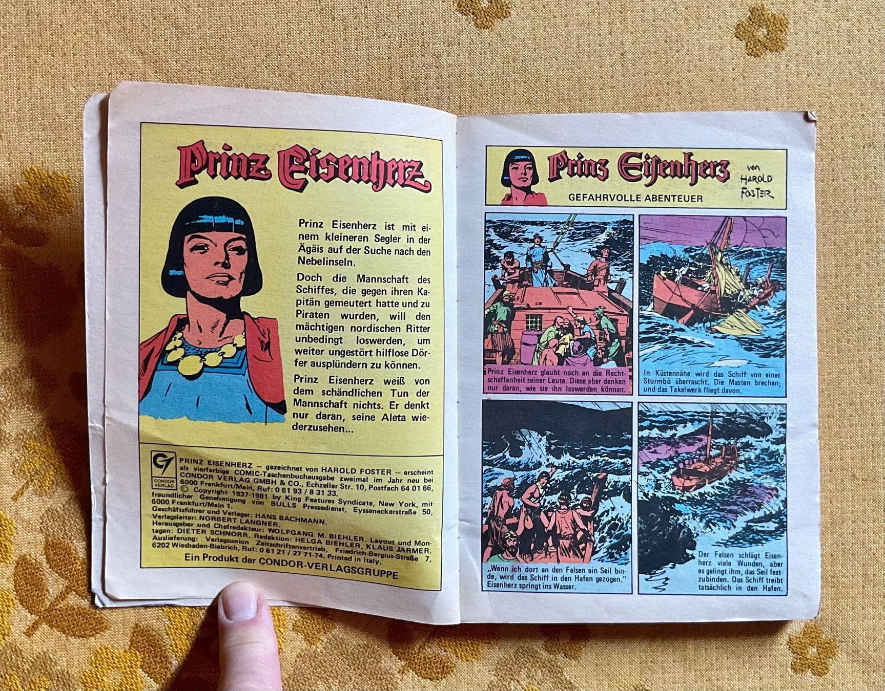 Fumetti: Prinz Eisenerz Taschenbuch Nr 3 von 1981 – Usato da Endingen venduto da nathan05 3