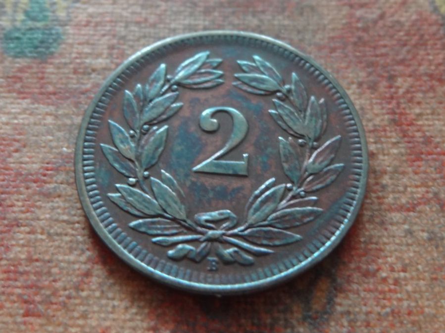 Tutti le monete: 2 Rp. 1907   (B) – Usato da Romanel-sur-Lausanne venduto da Swift13 1