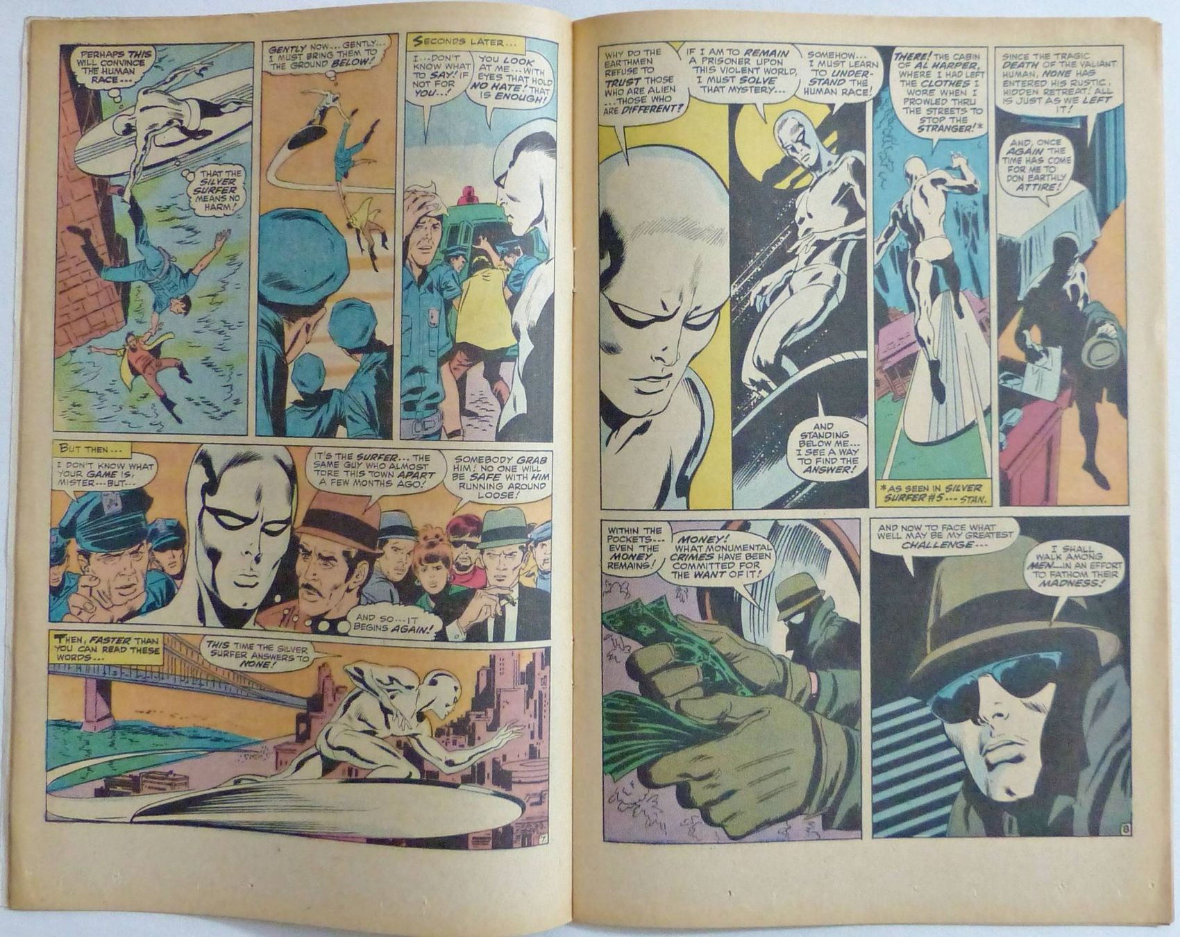 Comics: SILVER SURFER 10 JOHN BUSHEMA CLASSIC SILVER AGE MARVEL 1969 – Gebraucht aus Lugano von YouWantUS 2