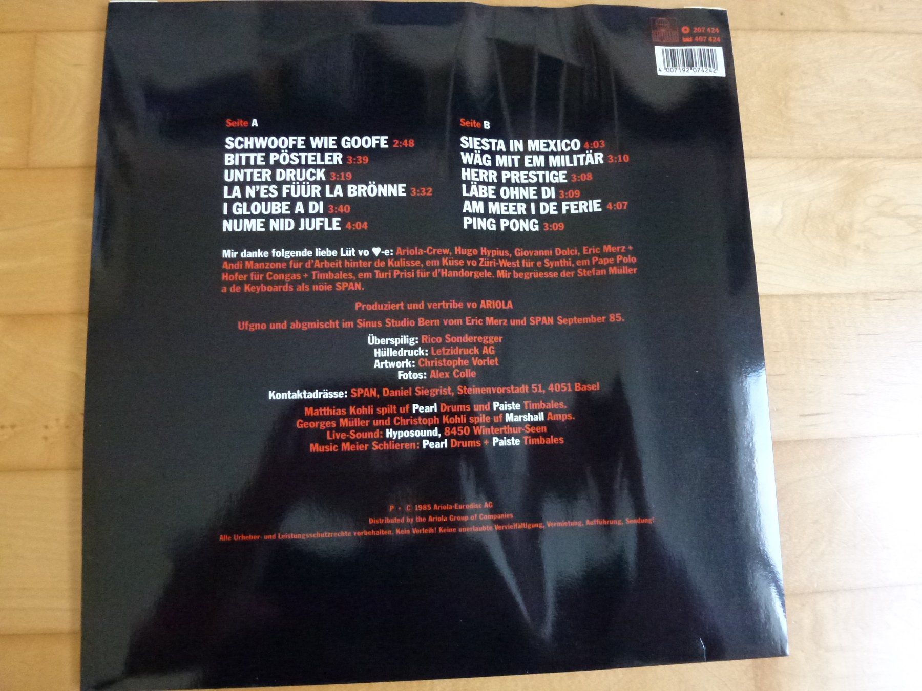 Dischi in vinile: Span – Spanoptikum – Usato da Bern venduto da Frebo 1