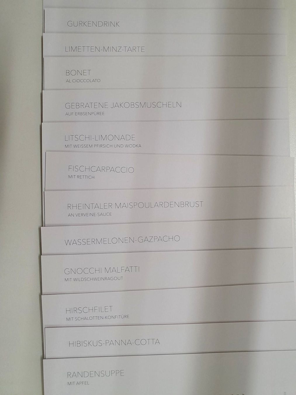Lebensmittel & Spezialitäten: Menu Drinkkarte – Gebraucht aus Lachen SZ von LinDiscount 3