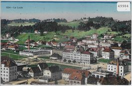 Le Locle - Vue generale - Litho