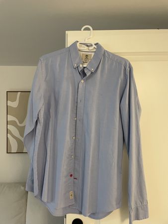 Chemise bleue Timberland / Blaues Timberland-Hemd