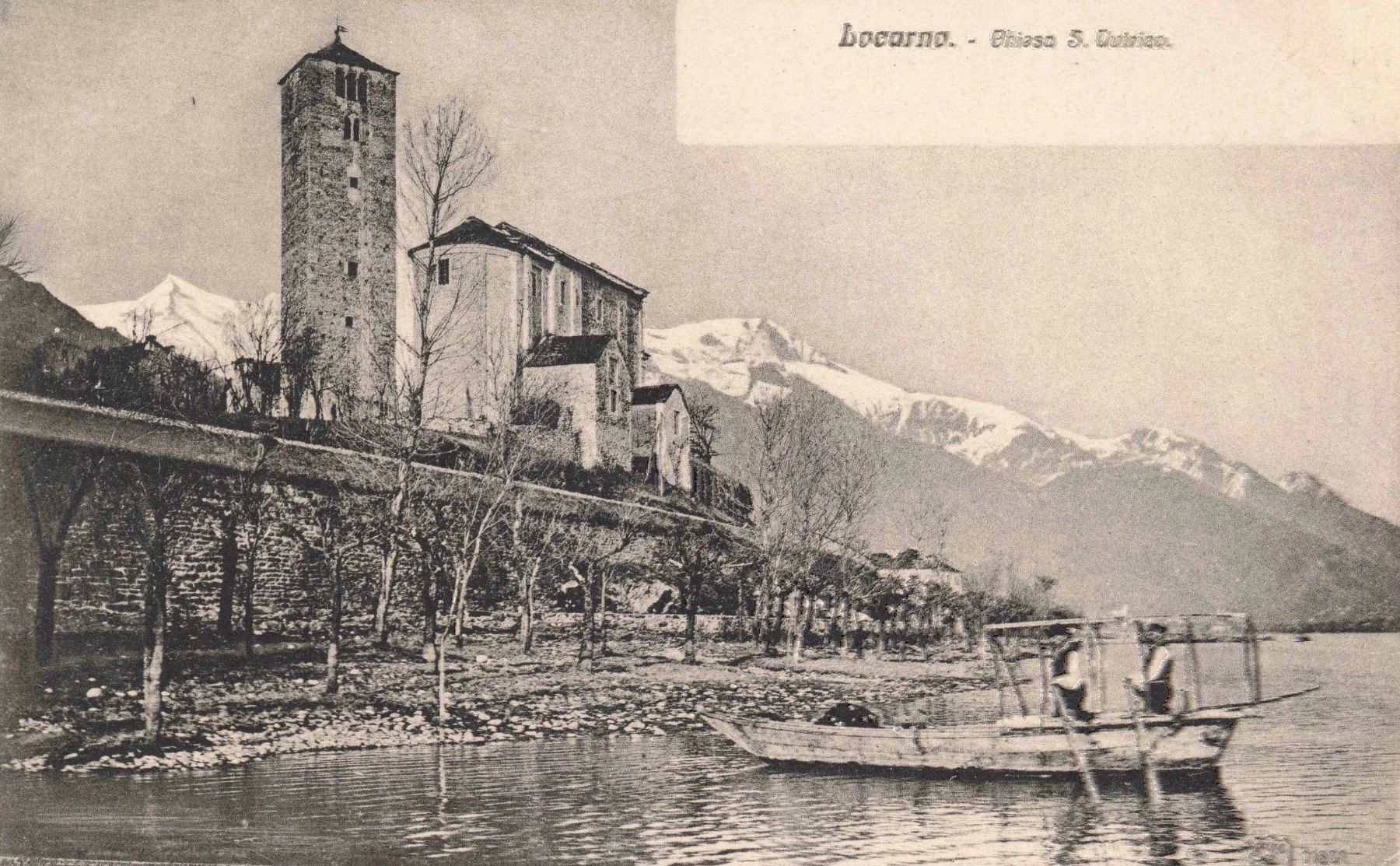 Cartoline postali: Locarno TI barca boot – Usato da Biasca venduto da Blenio71
