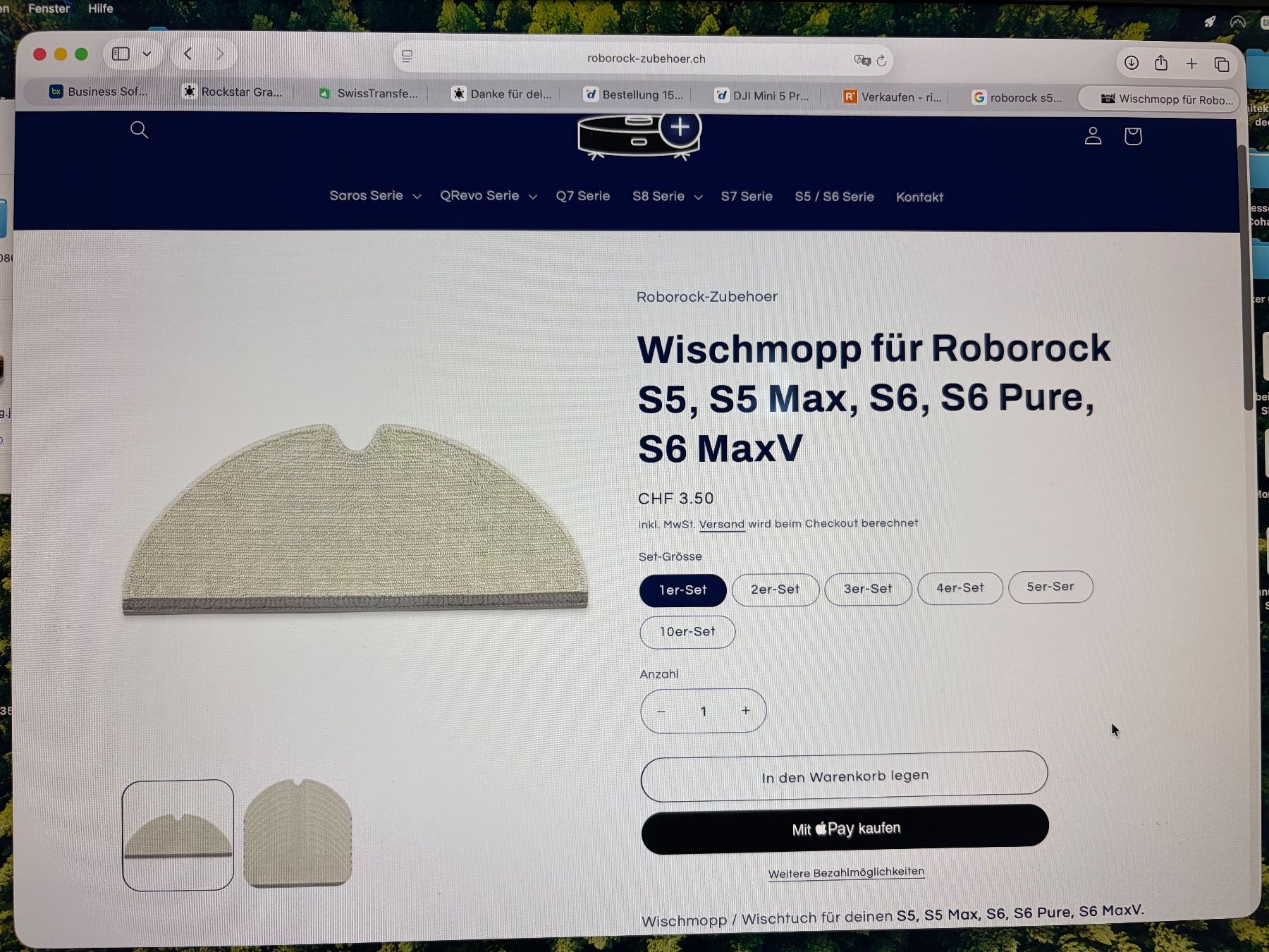 Roborock Staubsauger & Zubehör: Roborock s 5 Max – Gebraucht aus Huttwil von a_f_zt2c 5