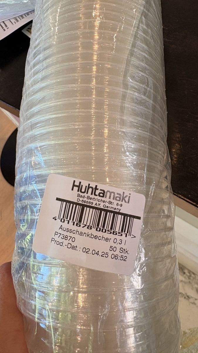 Tazze: 2150 Bioware Bioplastik - PLA Becher – Nuovo e nell'imballaggio originale da Zürich venduto da duc_pjh7