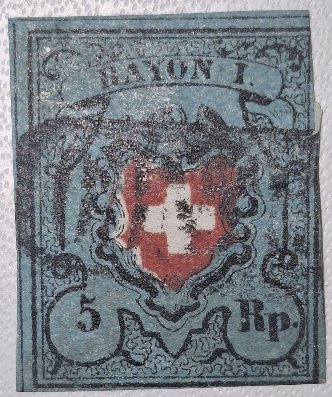 Tutti i francobolli: Rayon 15II Typ 6 Kat. 650.- – Usato da Balgach venduto da SIMEON27