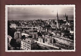 LAUSANNE - Vue partielle - Pont Bessières - 1935