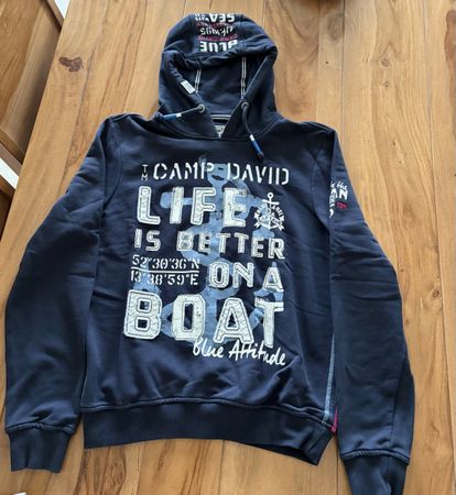 Camp David Hoodie, Gr. S, Dunkelblau, Top Zustand!