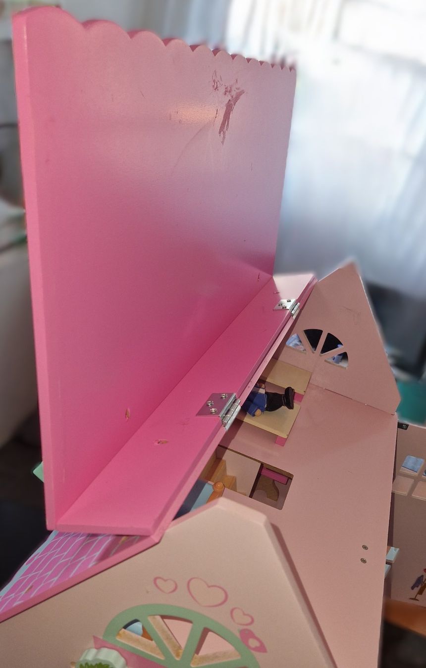 Puppenhäuser & -möbel: Puppenhaus Landhaus möbliert – Gebraucht aus Wangs von dr74 6