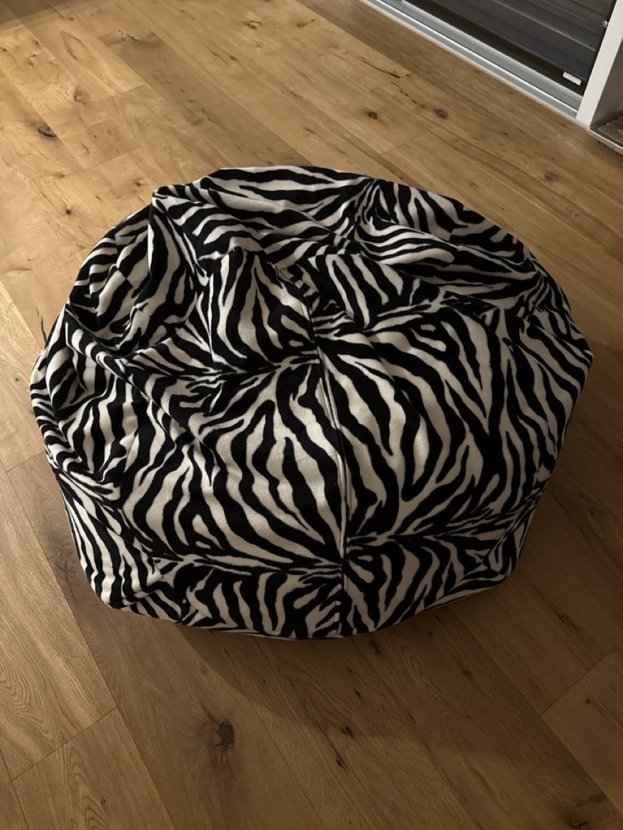 Cuscini: Sitzsack Zebra-Muster neu guter Zustand – Usato da Schötz venduto da baba_b