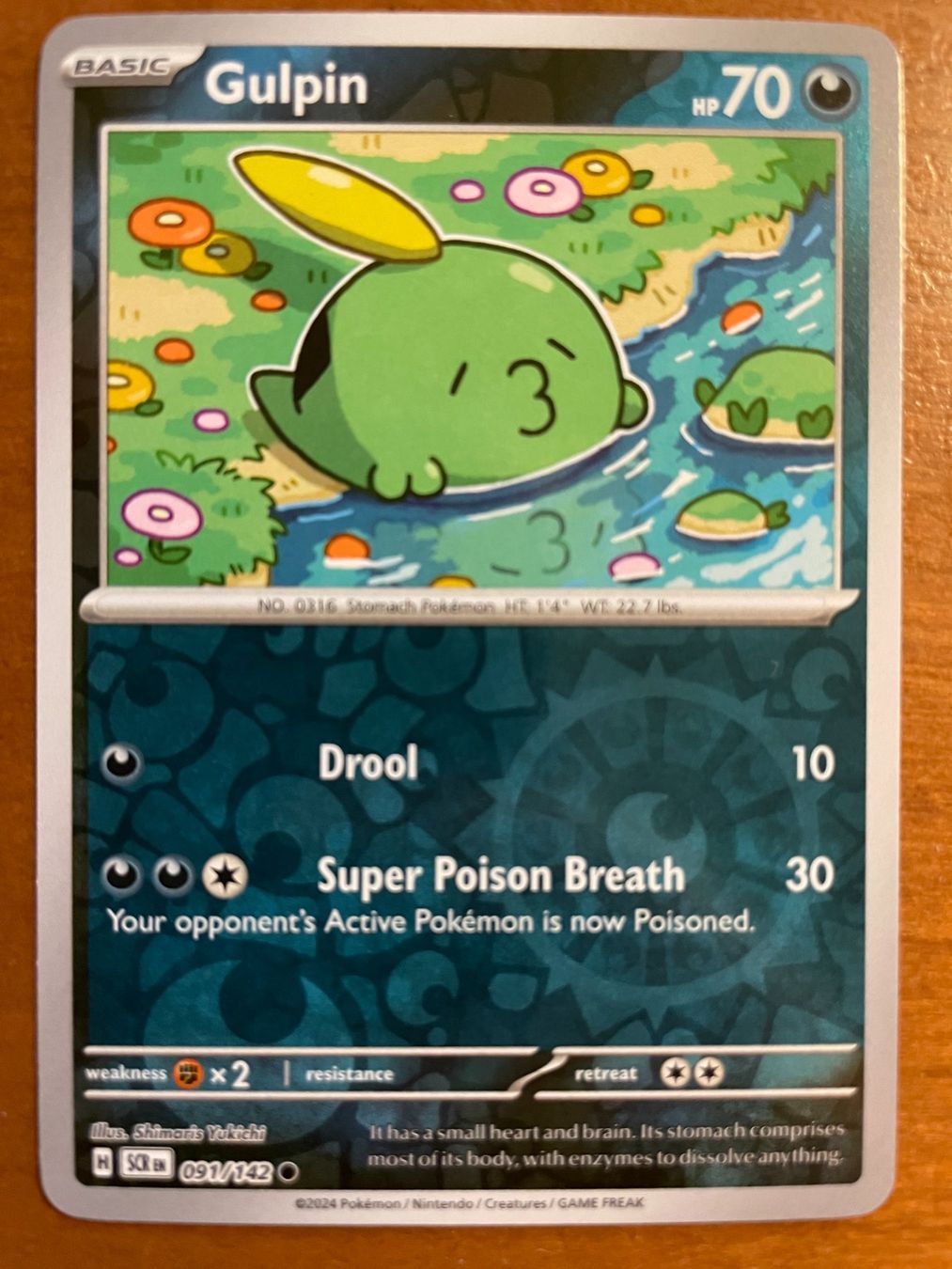 Pokémon Carte collezionabili: Pokemon Gulpin Reverse (Versand gratis) – Nuovo (secondo la descrizione) da Chur venduto da Angerson