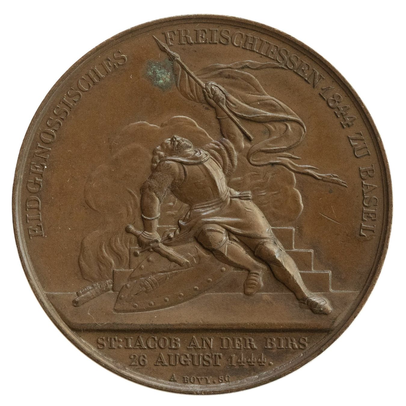 Medaglie: Basel 1844 Eidgenössisches Freischiessen – Usato da Rotkreuz venduto da Swiss-Coins 1