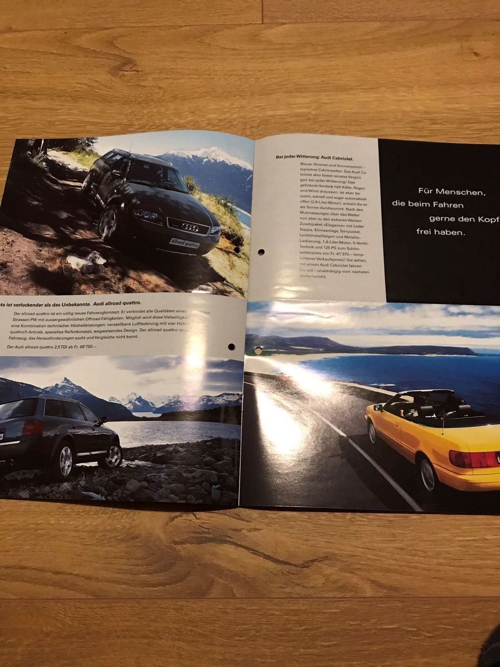 Audi Documenti: Audi Programm Frühjahr 2000 – Usato da Freienstein venduto da Golfbueb 5