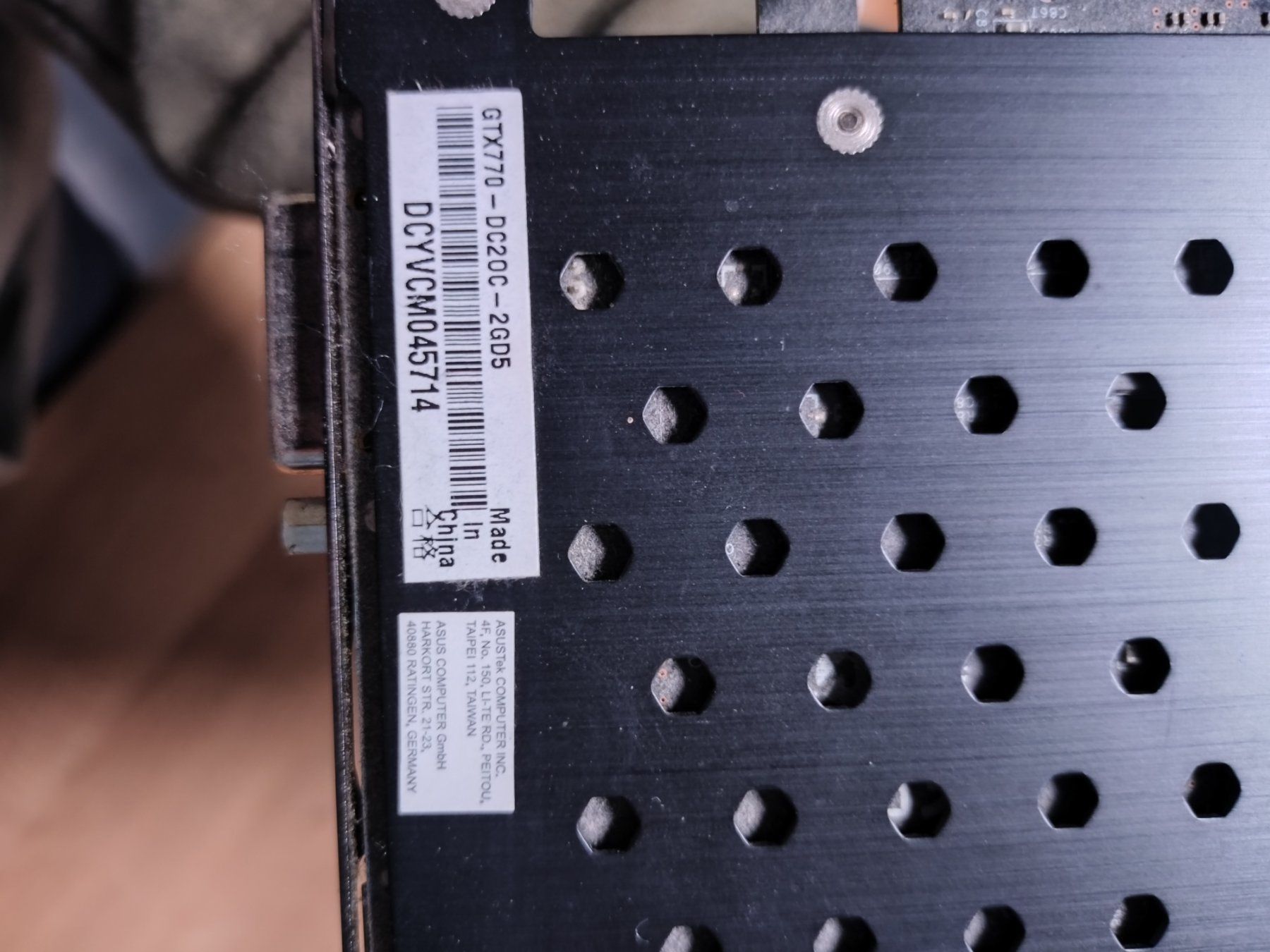 Asus Grafikkarten: ASUS Geforce GTX 770 DirectCU II - gebraucht – Gebraucht aus Rüti ZH von rom_66jj 6