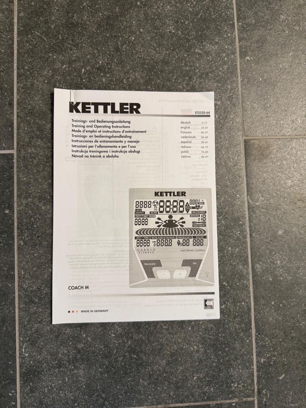 Hometrainer: Kettler Rudergerät COACH M – Nuovo (secondo la descrizione) da Geroldswil venduto da blitz9 5