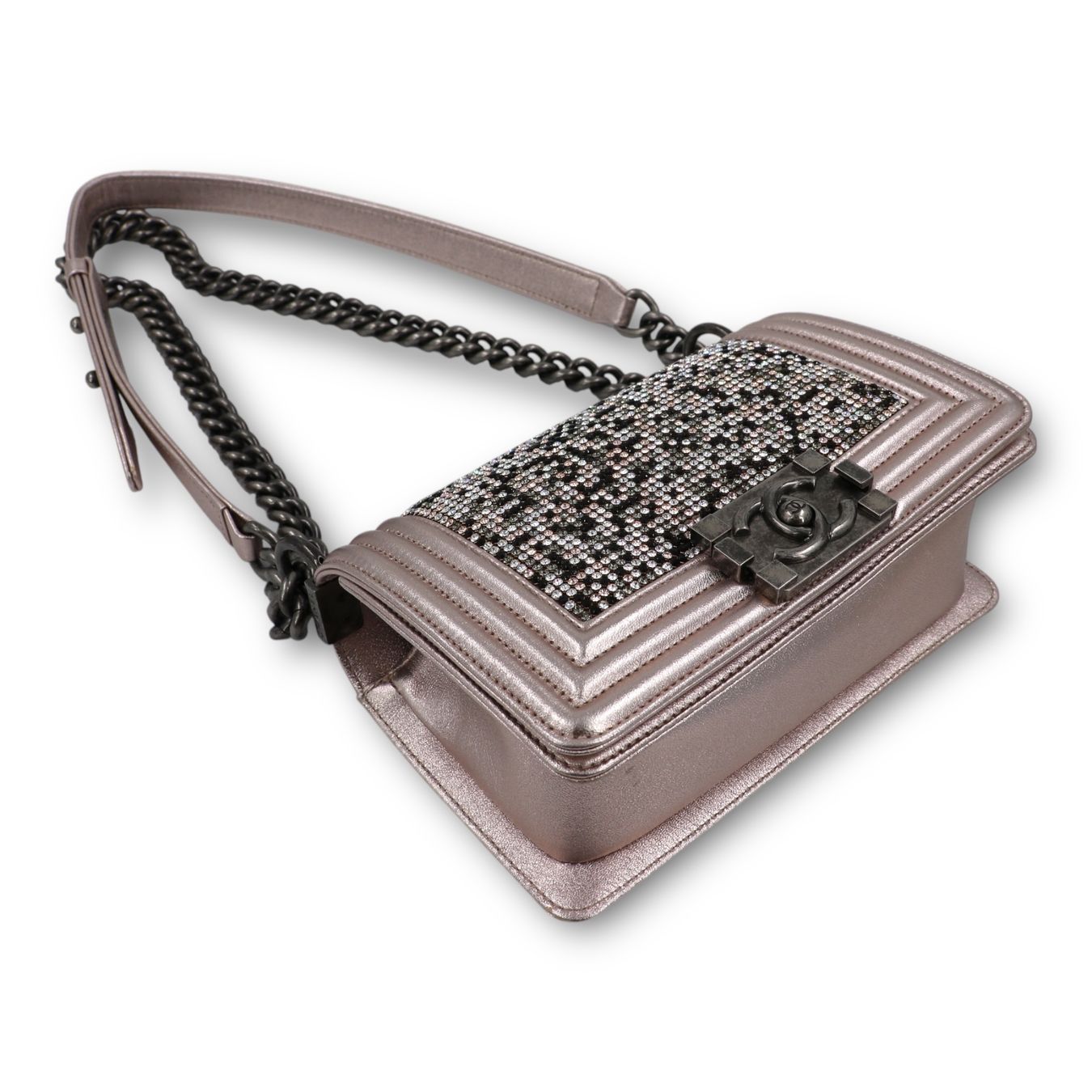 Chanel Borse da donna: Chanel Small Boy by night – Usato da Binningen venduto da Designerlabels 7