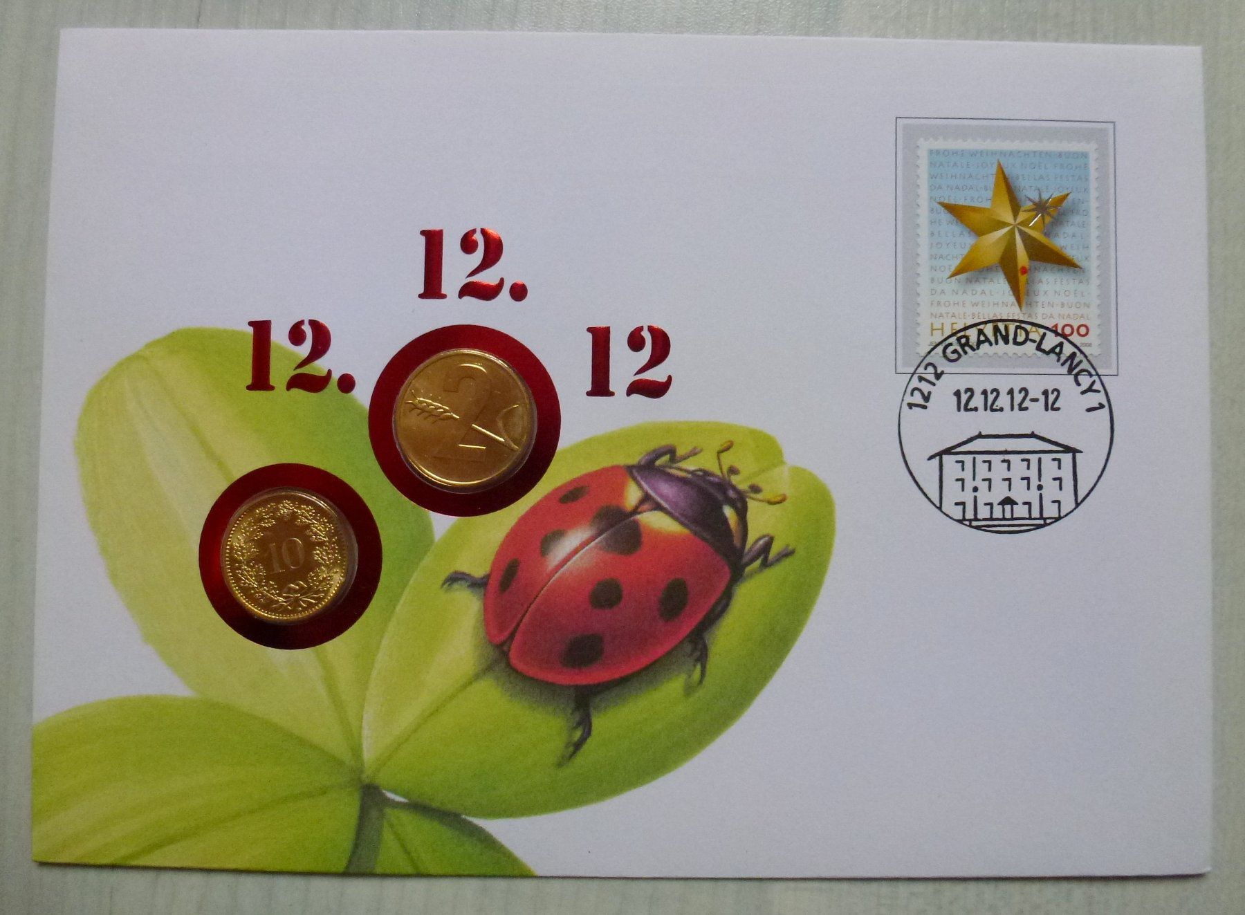 Tutti le monete: ++ 6 Numisbriefe - Schnappszahlen - Liebhaberpreis – Usato da Walkringen venduto da Casablanca777 4