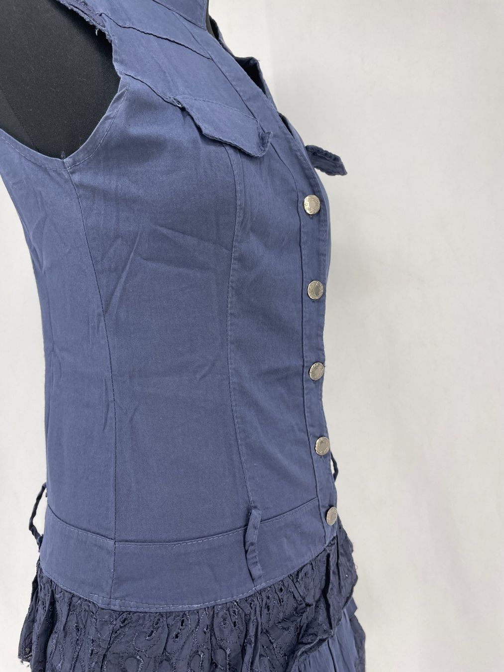 Vestiti: ROBE bleu marine avec volants – Usato da Lausanne venduto da PlusValue_Lausanne 3