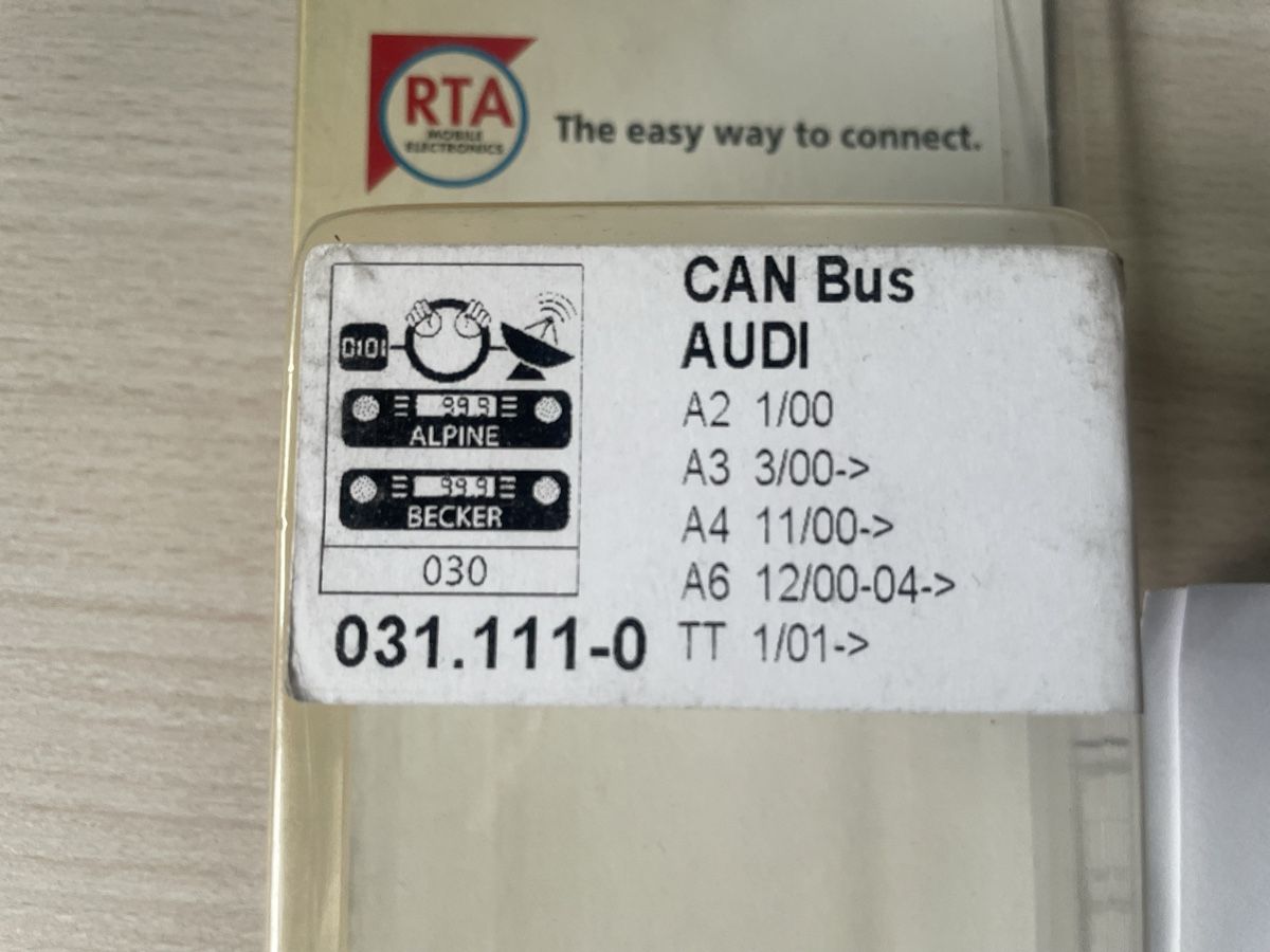 Radios: Interface CAN-Bus & Système Actif Autoradio BOSE (->AUDI) – Neu und originalverpackt aus Denges von Ricautomotive 5
