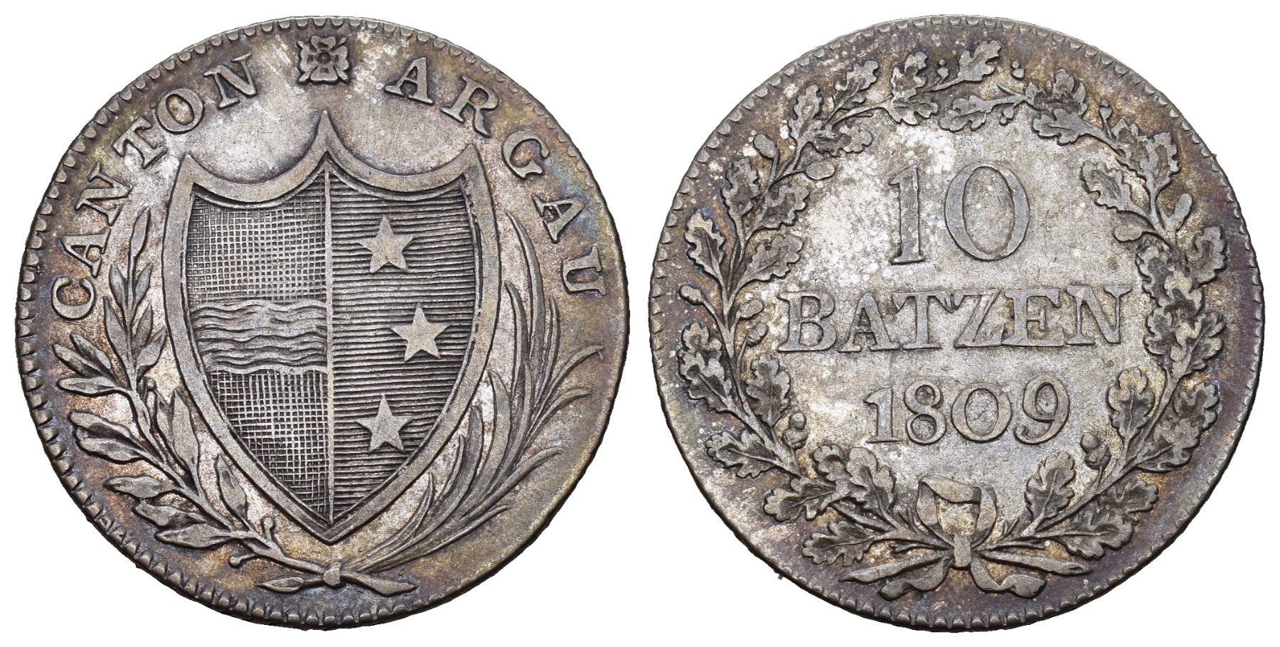 Tutti le monete: Aargau 1809 – Usato da Bern venduto da numismatictops
