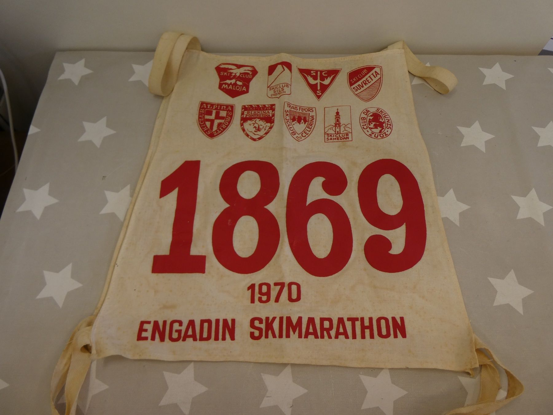 Plaquettes & Badges: alte Startnummer Engadin Skimarathon 1970 – D'occasion à Rafz par Powacaddy 1