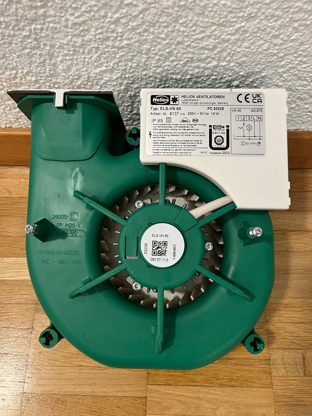 Helios Ventilatoren: Helios Ventilator ELS-VN60 – Gebraucht aus bern von sanducci 1