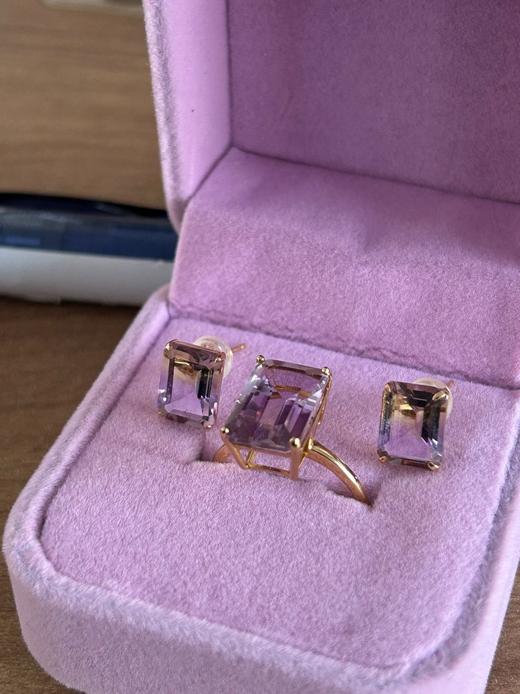 Altri gioielli: Amethyst Ring and Earring Set. – Nuovo (secondo la descrizione) da Tägerwilen venduto da jna_5zmg 9