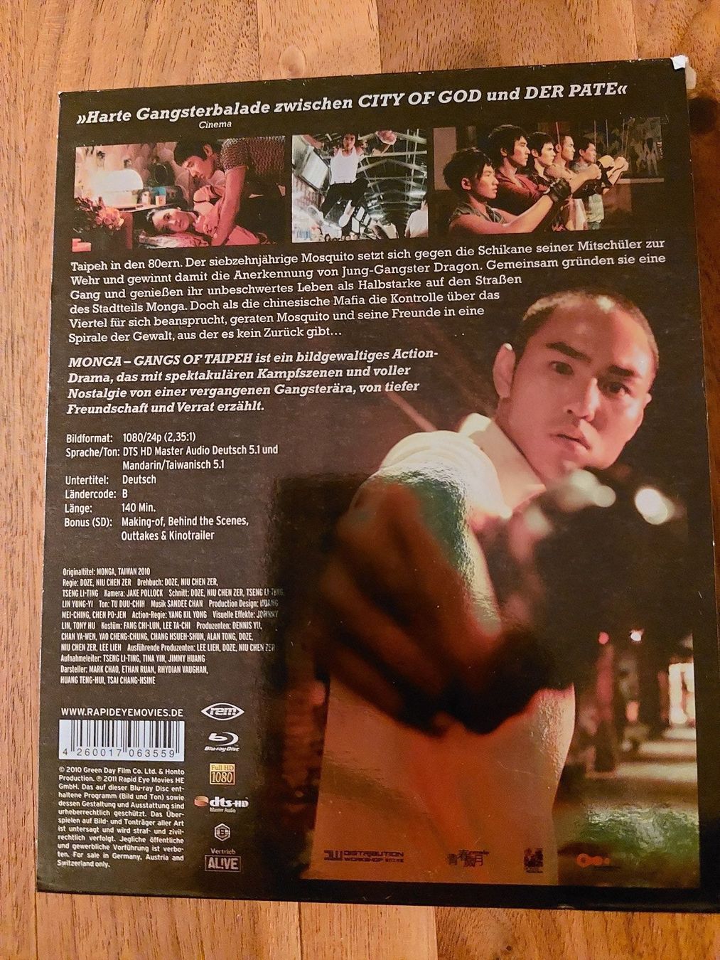 Tutti i DVDs: Blu Ray - Monga / Gangs of Taipeh – Usato da Rheinfelden venduto da FilmAuktion 1