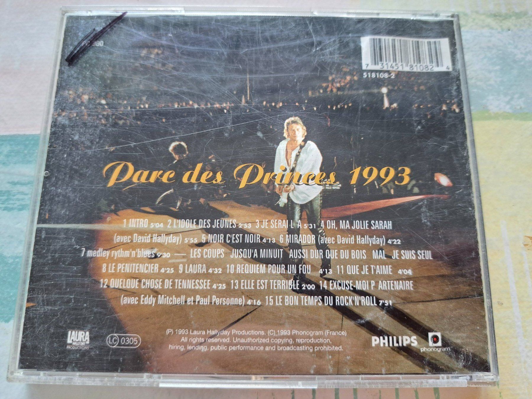 CD: Cd Johnny Hallyday - Parc des Princes 1993 – Usato da Pully venduto da bro_n52j 1