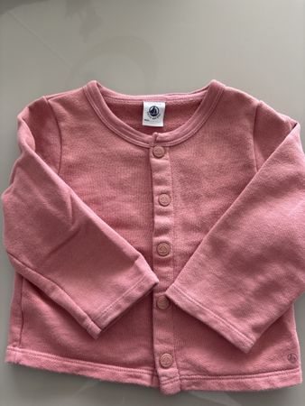 Petit Bateau Cardigan pink size 24M good condition