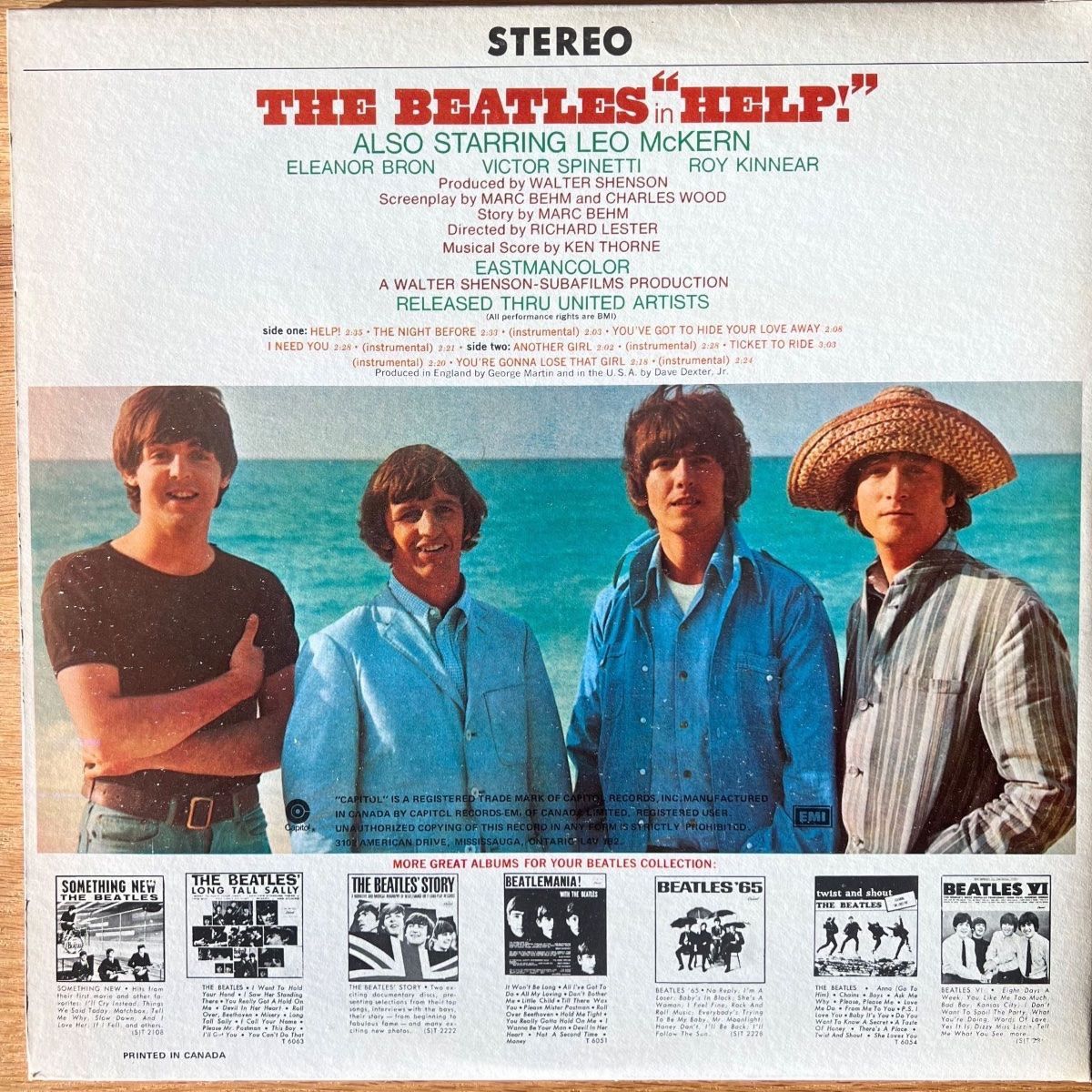Dischi in vinile: Beatles - Help (Soundtrack) / Canada Press. 1978 - TOP – Usato da Gais venduto da soundcave57 1