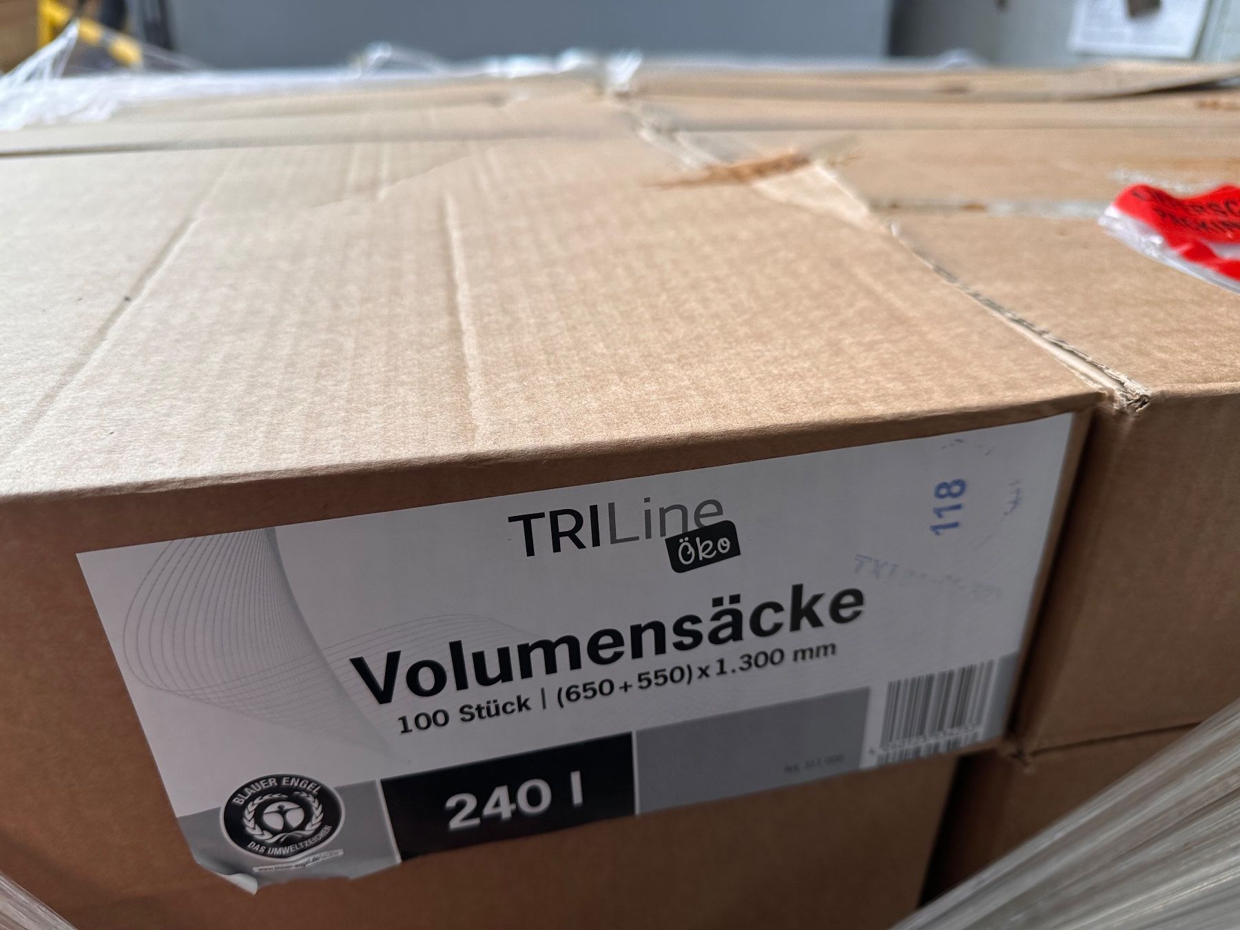 Abfalleimer: Grossvolumen-Abfall- und Wertstoffsäcke, Recycling-Polyethyl – Neu und originalverpackt aus Necker von liq24 2