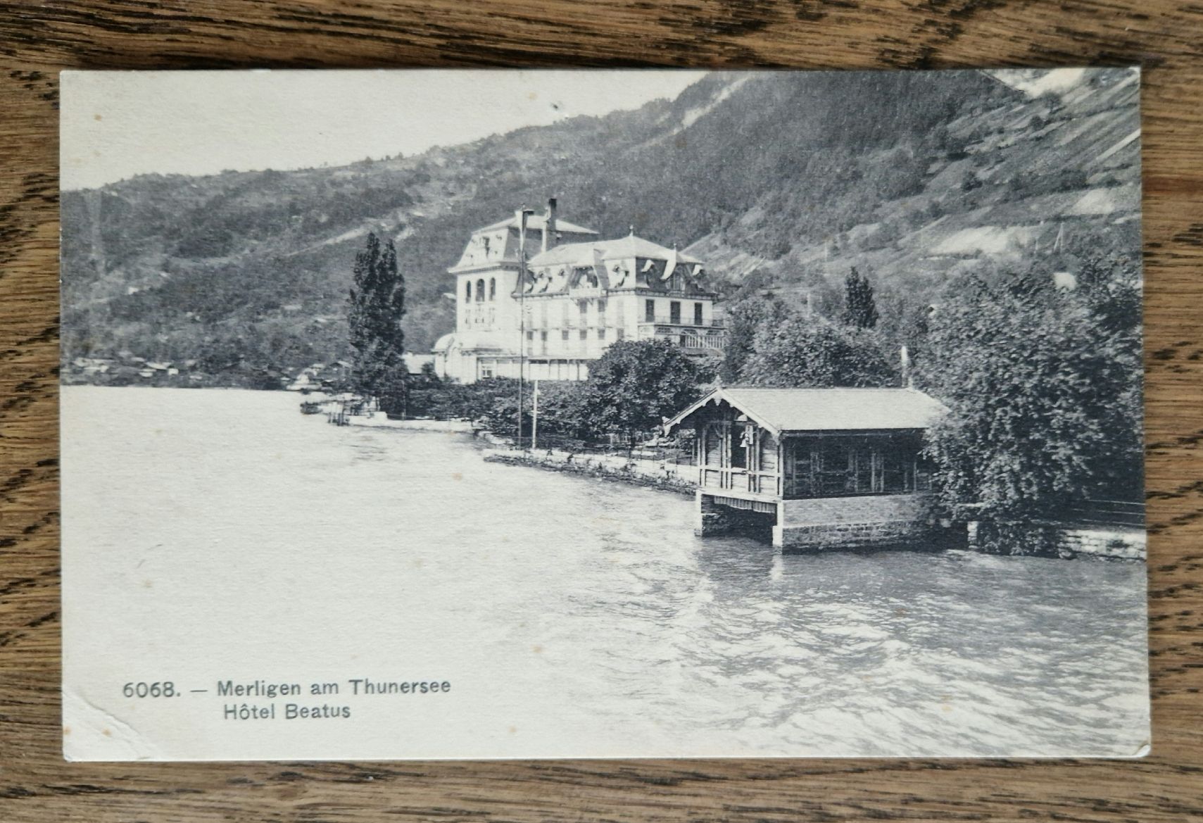 Cartoline postali: Merligen am Thunersee 1909 – Usato da Ebikon venduto da Donar50