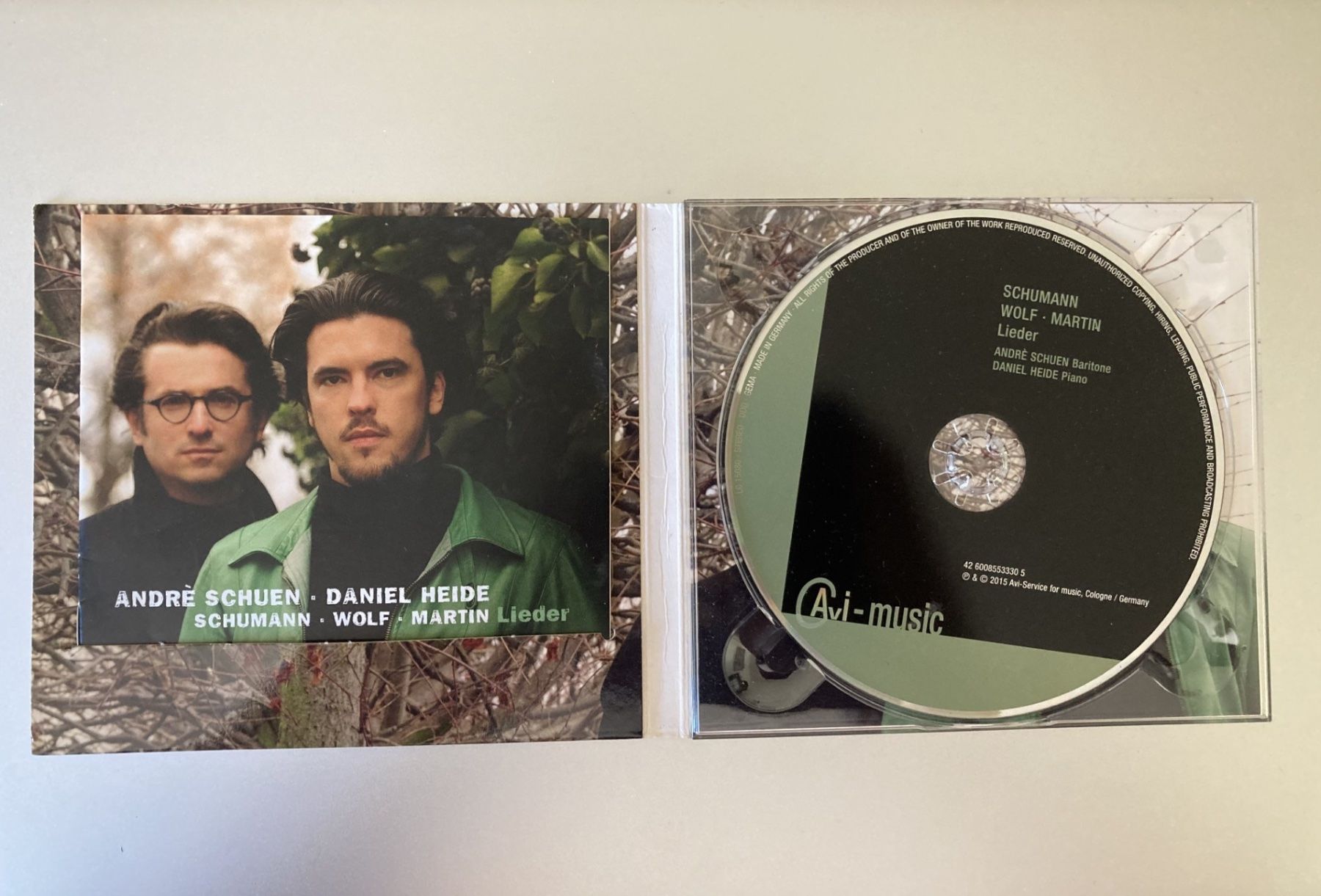 CDs: Andrè Schuen Daniel Heide - Schumann Wolf Martin – D'occasion à Neuchâtel par Rougesky 2