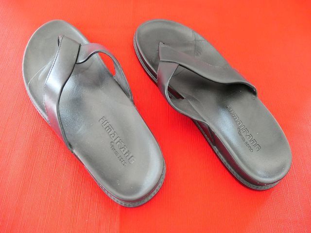 Scarpe da uomo: Flip-Flops Schwarz, sehr weiches Material – Usato da Ergisch venduto da Haemmerli59