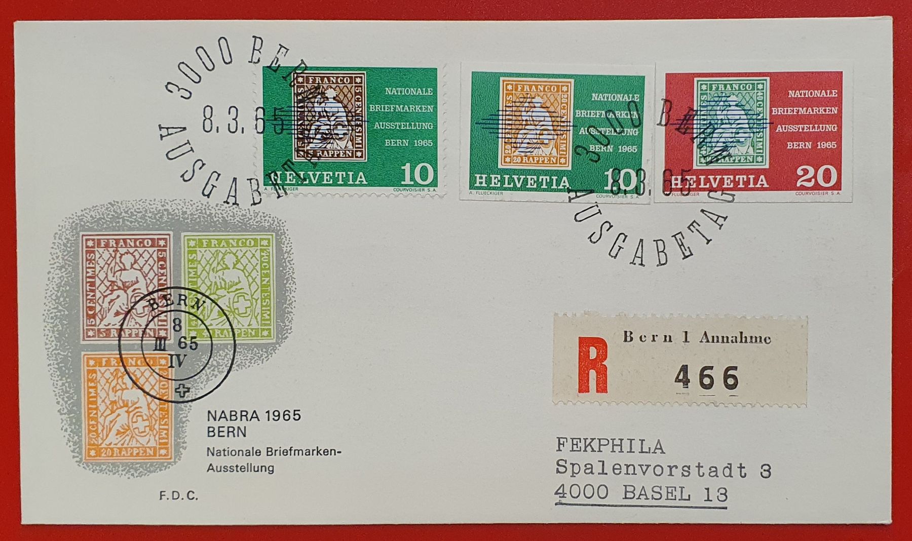 Tutti i francobolli: Illustrierter FDC 1965 – Usato da Kreuzlingen venduto da Rschweiz1