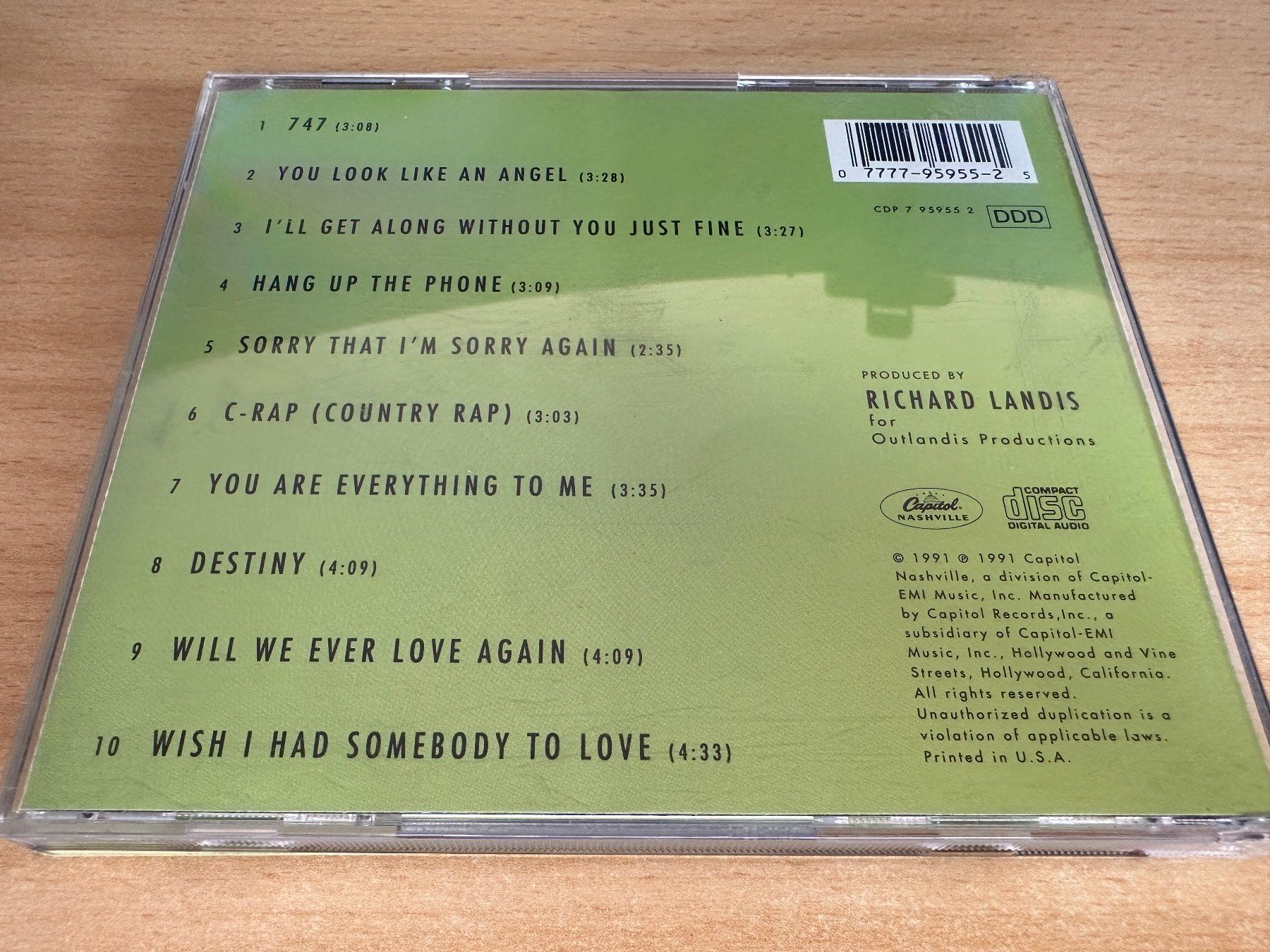 CD: Eddie Rabbitt – Ten Rounds – Usato da Rikon im Tösstal venduto da Alpenmutz 1