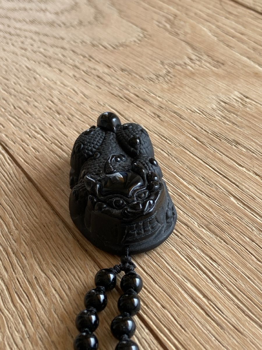 Catenine: Steinkette ONYX Drachenmotiv – Nuovo (secondo la descrizione) da Kloten venduto da KimChi 2