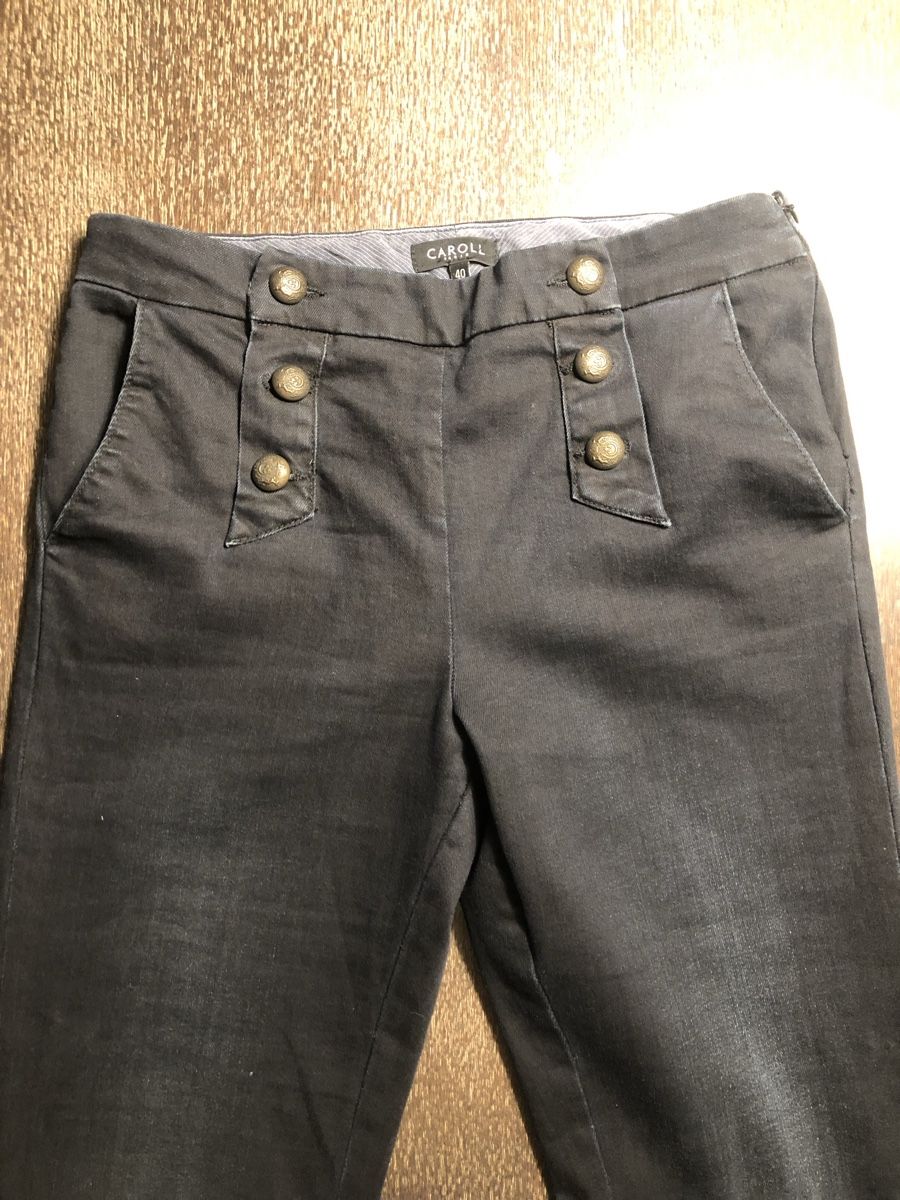 Caroll Pantaloni: Pantalon à pont Carol bootcut – Nuovo (secondo la descrizione) da Vernier venduto da DubasNicole 1