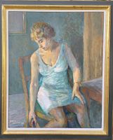 David Arnold BURNAND (1888-1975) très grand et beau tableau