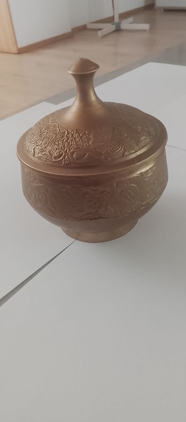 Coupes: Messing Schale mit Deckel Verziert  – D'occasion à Oberriet SG par snj_bjb7 3