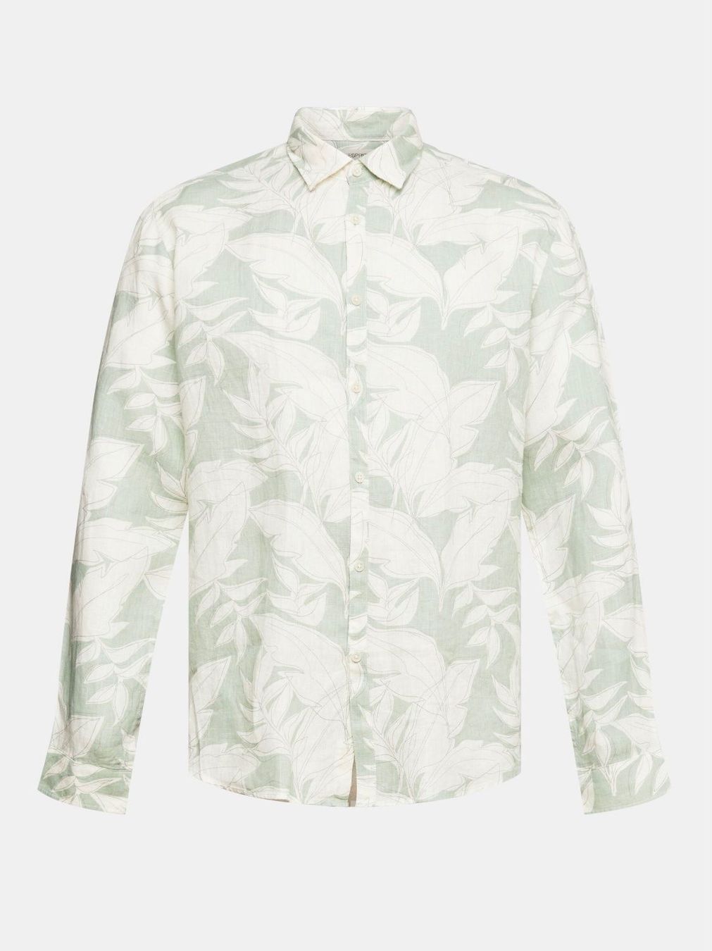 Esprit Camicie: Gemustertes Hemd aus 100% Leinen – Nuovo e nell'imballaggio originale da Wittenbach venduto da bes_k8vr