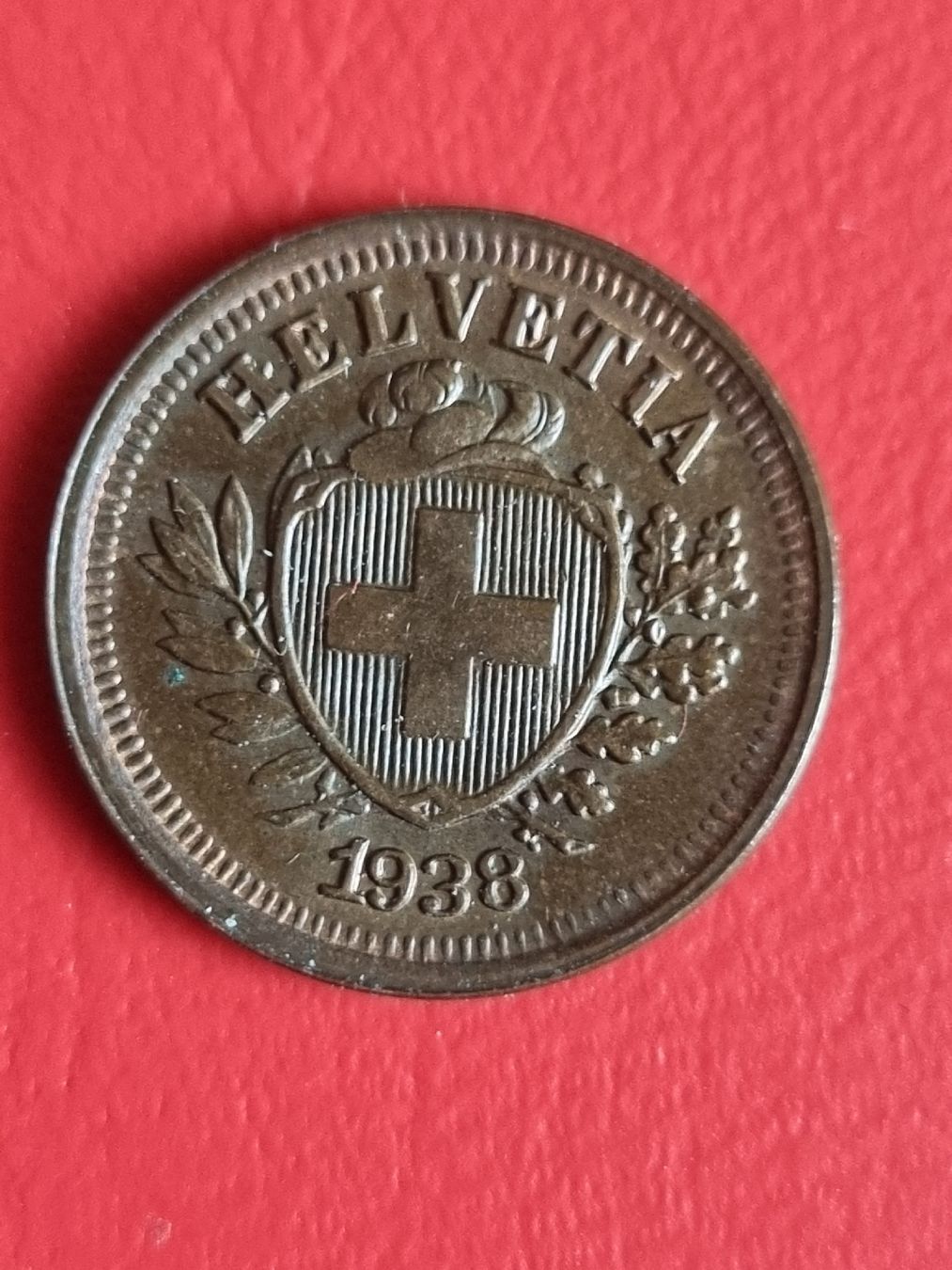 Tutti le monete: 1 RAPPEN SCHWEIZ - JAHR 1938 – Usato da Heimenschwand venduto da rog_p7h9