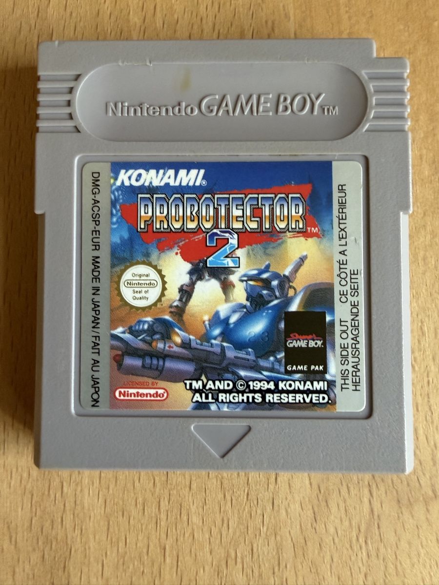 Nintendo Spiele: Nintendo Game Boy Probotector 2 Konami 1994 Spiel – Gebraucht aus Buch SH von blouperx