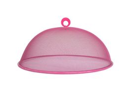 Speisehaube pink Metall Durchmesser 35cm