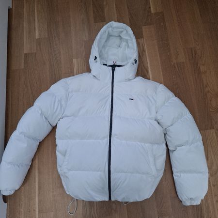 Herren Jacke Tommy Hilfinger Pufferjacke Weiss Grösse S
