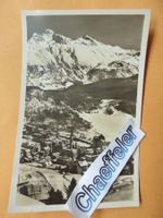 1933 St. Moritz - Dorf mit Piz Languard.