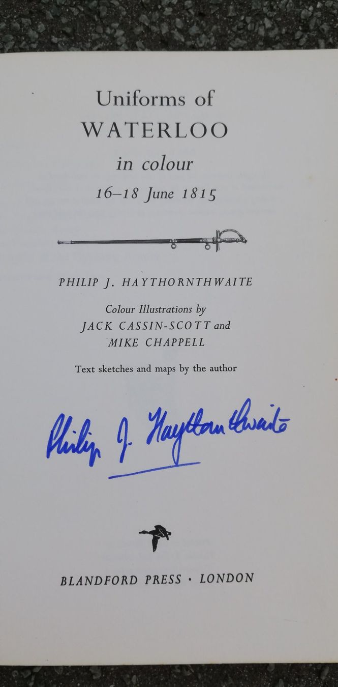 Libri: Uniforms Of Waterloo – Usato da Thun venduto da Matthias72 6