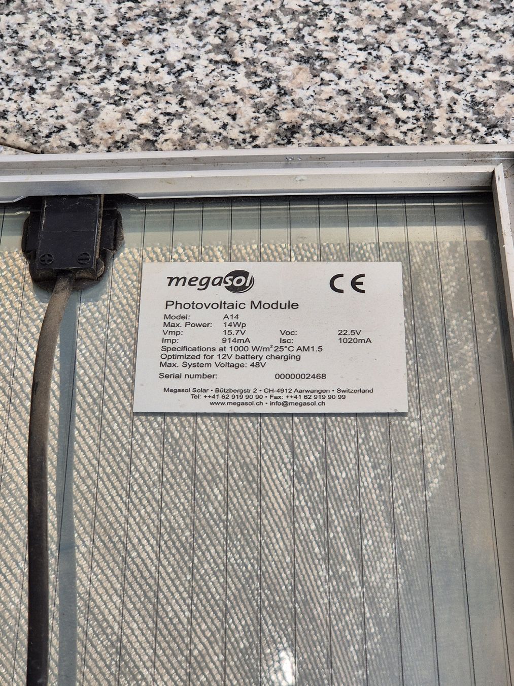 Megasol Dispositivi a energia solare: Photovoltaic Modul – Usato da Wiedlisbach venduto da rostbudeli 2